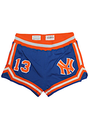 Late 1980s Mark Jackson New York Knicks Game-Used Shorts (Sourced From Nets Employee)