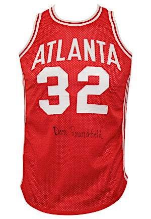Late 1970s Dan Roundfield Atlanta Hawks Game-Used & Autographed Road Jersey