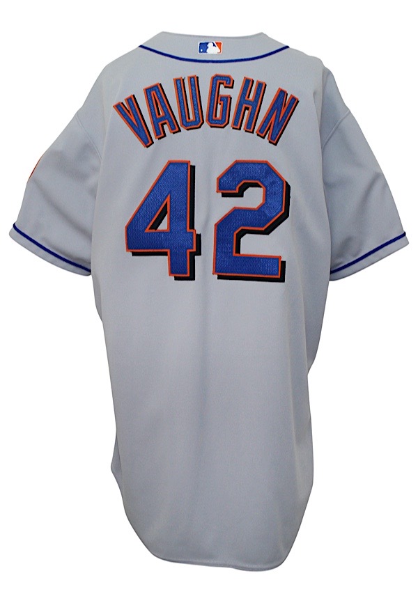 Really Rare Game Used Road Mets Jersey