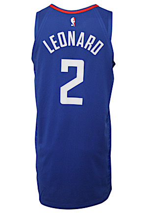 2019-20 Kawhi Leonard Los Angeles Clippers Game-Used Jersey