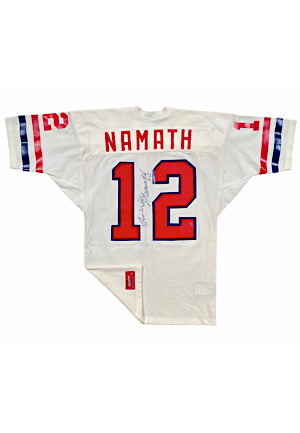1970s Joe Namath Dual-Autographed Pro Bowl Jersey (Sourced From Trainer • Full JSA)