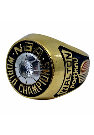 1977 Bill Walton Portland Trail Blazers NBA Championship Salesman Sample Ring