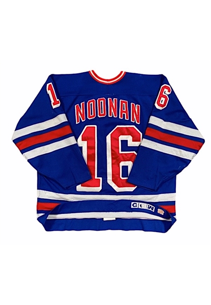 1994-95 Brian Noonan New York Rangers Game-Used Jersey (Rangers & MeiGray LOAs • Multiple Repairs)