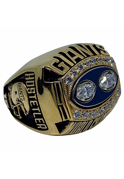 1990 Jeff Hostetler New York Giants Super Bowl XXV Salesman Sample Ring