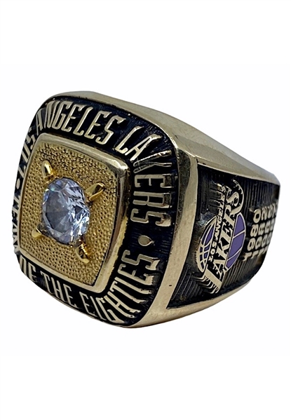 1980-88 Los Angeles Lakers "Team Of The Eighties" Authentic Team-Issued Ring