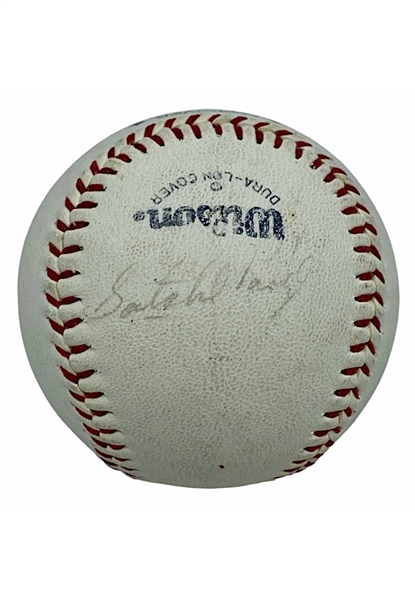 Satchel Paige Single-Signed Baseball (PSA/DNA Sticker)