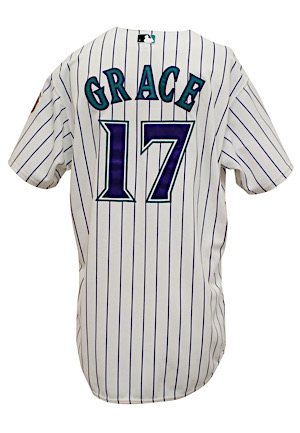 2003 Mark Grace Arizona Diamondbacks Game-Used Home Jersey (Final Season)