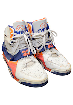 1980s Patrick Ewing New York Knicks Game-Used & Autographed Shoes