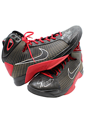 2008-09 Shawn Marion Miami Heat Game-Used & Autographed Shoes