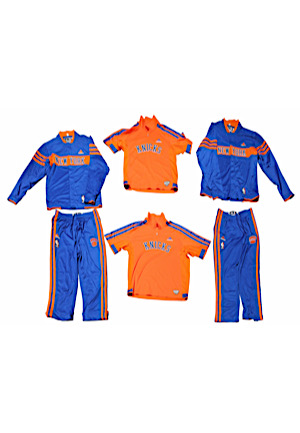 Circa 2010 New York Knicks Warm-Up Suits & Shooting Shirts (6)