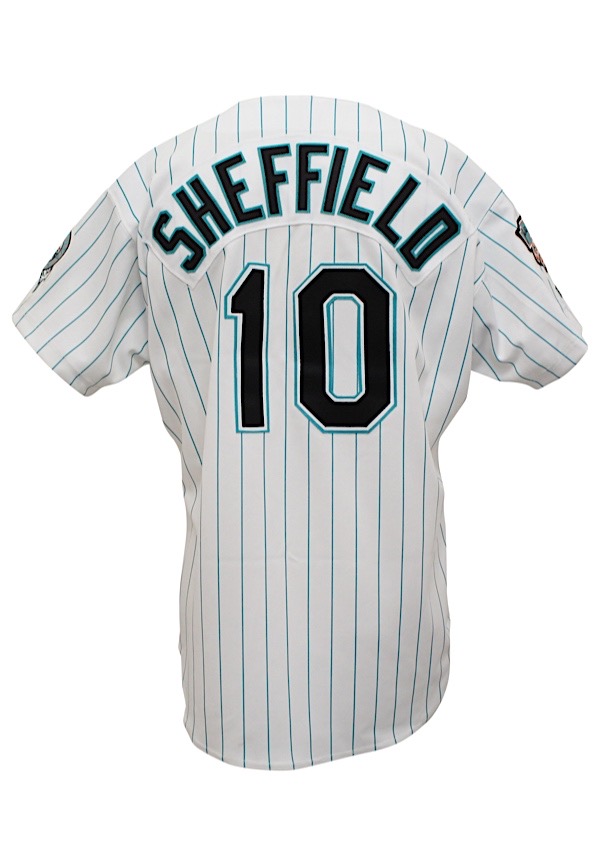 Gary Sheffield Signed Florida Marlins Custom Jersey (Beckett Witness  Certified), Auction of Champions, Sports Memorabilia Auction House