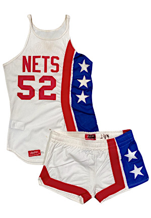 Circa 1979 George Johnson New Jersey Nets Game-Used Home Uniform (2)