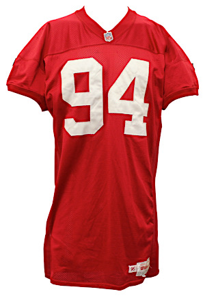 1995 Dana Stubblefield San Francisco 49ers Game-Used Jersey