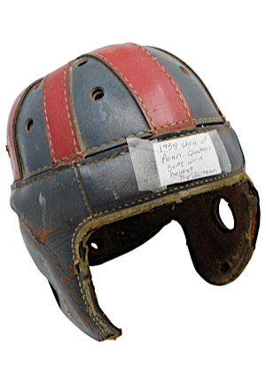 1938 Penn Quakers Game-Used Helmet
