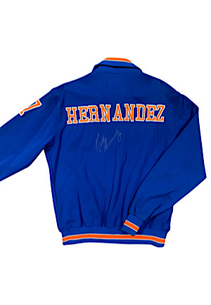 Late 1980s Keith Hernandez New York Mets Player Worn & Autographed Jacket (Beckett)