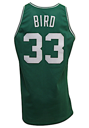 1990-91 Larry Bird Boston Celtics Game-Issued Road Jersey