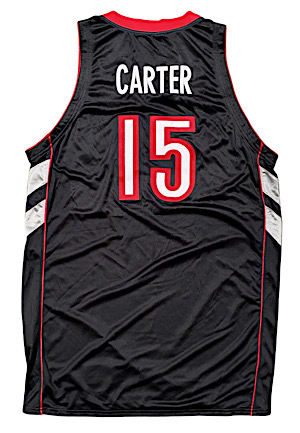 2000-01 Vince Carter Toronto Raptors Game-Used & Signed Road Jersey (JSA COA • Sourced From Assistant Coach)