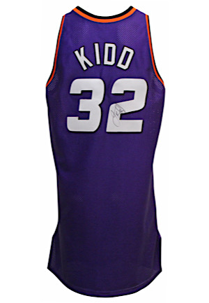 1997-98 Jason Kidd Phoenix Suns Game-Used & Autographed Jersey