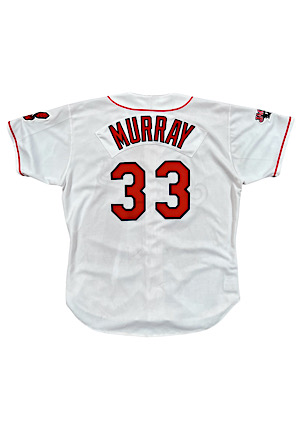 1995 Eddie Murray Cleveland Indians Game-Used Home Jersey (Indians Charities)