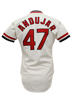 1984 Joaquin Andujar St. Louis Cardinals Game-Used Home Jersey