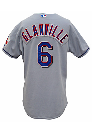 2003 Doug Glanville Texas Rangers Game-Used Road Jersey