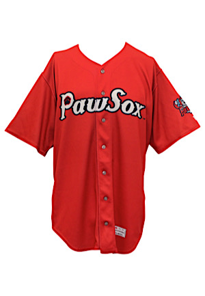 2019 Tanner Houck Pawtucket Red Sox Game-Used & Autographed Minor League Jersey (Red Sox LOA)