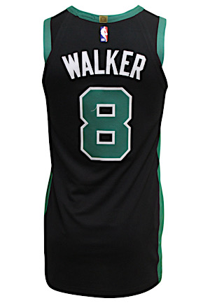 10/26/2019 Kemba Walker Boston Celtics Game-Used Road Alternate Jersey (Photo-Matched To 32 Point Performance • NBA LOA)