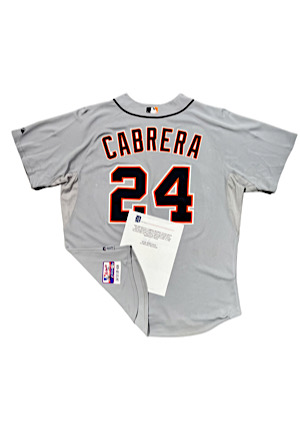 10/6/2009 Miguel Cabrera Detroit Tigers "Game 163" Game-Used Home Run Jersey (Photo-Matched • MLB Auth & Tigers)