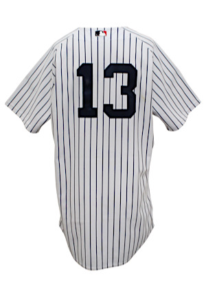 2005 Alex Rodriguez New York Yankees Game-Issued Home Jersey (Steiner)