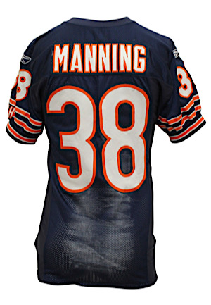 2008 Danieal Manning Chicago Bears Game-Used Home Jersey