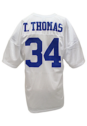 2011 Thurman Thomas USO "Connect To Home Bowl" Player Worn Jersey (Family LOA)