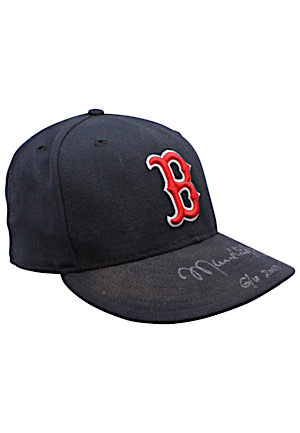 2003 Manny Ramirez Boston Red Sox Game-Used & Autographed Cap (Ramirez Hologram)