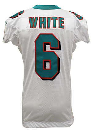 2009 Pat White Miami Dolphins Rookie Game-Issued Jersey