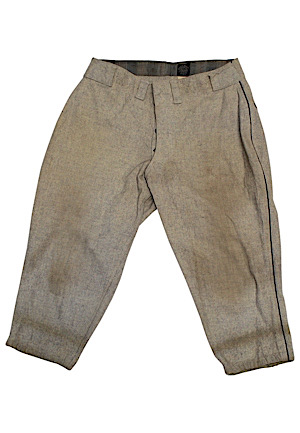 1922 Bert Cole Detroit Tigers Game-Used Road Flannel Pants