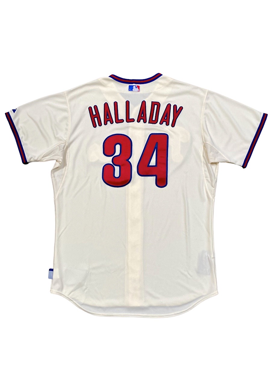 Lot Detail - 5/5/2013 Roy Halladay Philadelphia Phillies Game-Used Home  Jersey (Photo-Matched • MLB Auth)