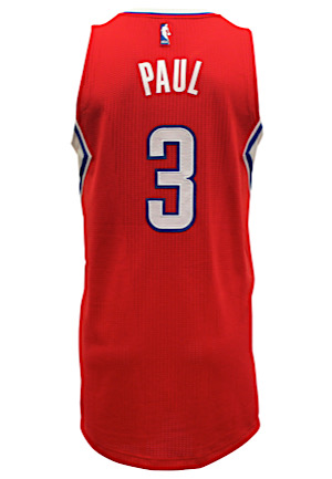 2016-17 Chris Paul Los Angeles Clippers Game-Used Road Jersey (Sourced From Clippers Foundation)