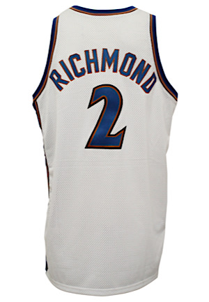 1998-99 Mitch Richmond Washington Wizards Game-Used Home Jersey