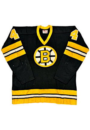 1974-75 Bobby Orr Boston Bruins Game-Used Road Jersey (Photo-Matched • Multiple Team Repairs)