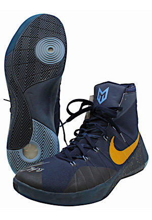 2015-16 Marc Gasol Memphis Grizzlies Game-Used & Dual-Autographed Shoes
