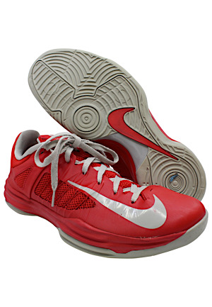 2012-13 Jeremy Lin Houston Rockets Game-Used Shoes