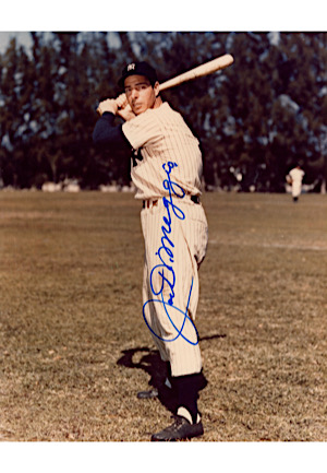 Joe DiMaggio New York Yankees Autographed Photo