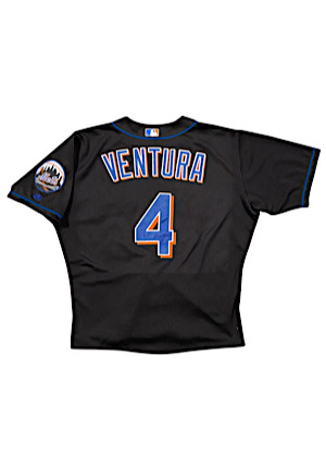 2000 Robin Ventura New York Mets Game-Used Road Alternate Jersey