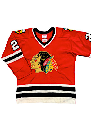 Mid 1970s Stan Mikita Chicago Blackhawks Game-Used & Signed Jersey (Photo-Matched • JSA • Team Repairs)