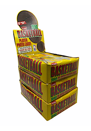 1990 Fleer Basketball Wax Boxes With 108 Total Unopened Packs (3)