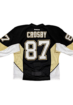 2014-15 Sidney Crosby Pittsburgh Penguins Game-Used Jersey (Worn In 13 Games • Photo-Matched To 500th Assist On 10/18 • Penguins LOA)