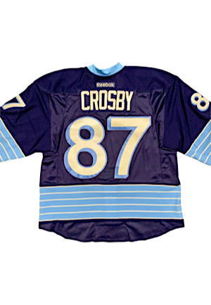 2013 Sidney Crosby Pittsburgh Penguins Game-Used Alternate Jersey (Penguins LOA • Worn In 5 Games)