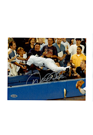 Derek Jeter New York Yankees Autographed "The Dive" Photo (Steiner COA)