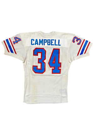 1981 Earl Campbell Houston Oilers Game-Used Jersey (Repairs)