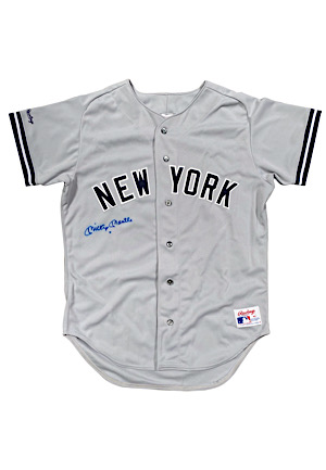 Mickey Mantle New York Yankees Autographed Road Jersey