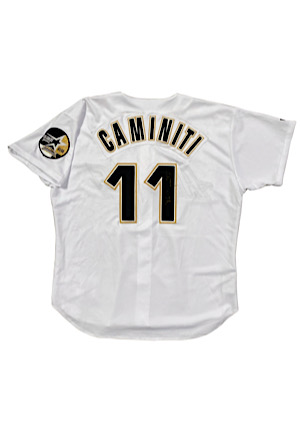 1999 Ken Caminiti Houston Astros Game-Used & Autographed Home Jersey